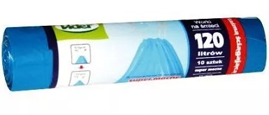 garbage bags with tape 120 l