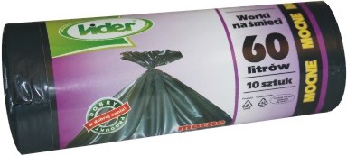 Lider worki na śmieci 60 l.