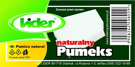 Lider pumeks naturalny