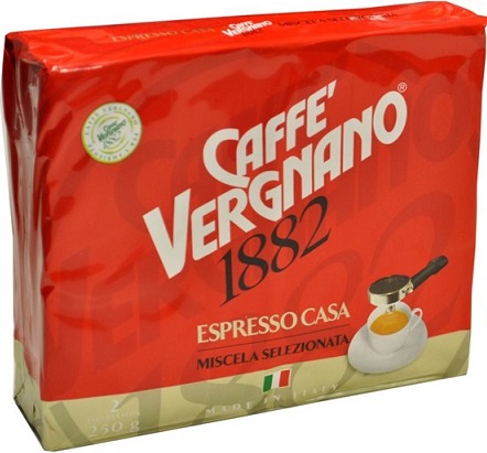 Caffe Vergnano 1882 kawa mielona Espresso Casa 2x250