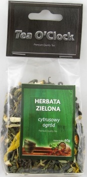 Tee grüner Tee Zitrusgarten
