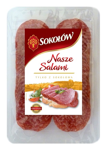 Sokołów Nasze Salami plastry