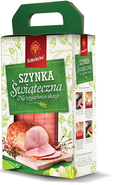 Jamón de cerdo navideño de Sokołów para hornear