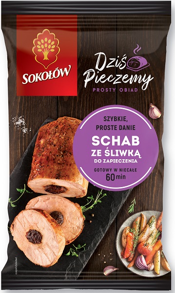 Sokołów Pork loin with plums to bake