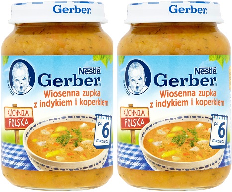 Polish Cuisine Spring turkey soup with dill and 2 x 190g