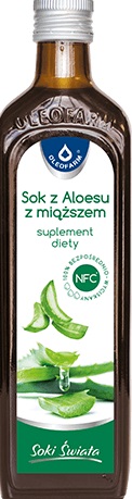 Oleofarm aloeVital sok z aloesu z miąższem suplement diety