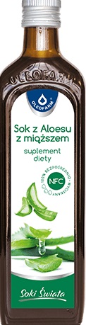 jugo de aloe vera con pulpa aloeVital suplemento dietético