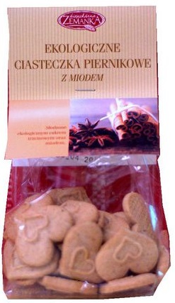 Zemanka organic gingerbread cookies with honey BIO