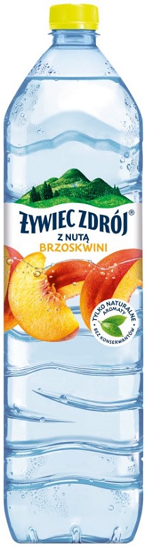 Żywiec Zdrój con una nota de agua de durazno