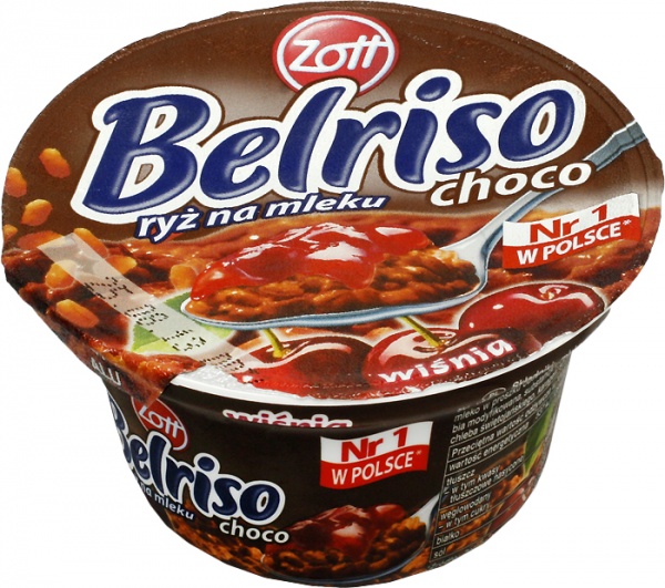 Zott Belriso ryż na mleku choco wiśnia