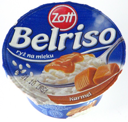 Zott Belriso ryż na mleku  karmel