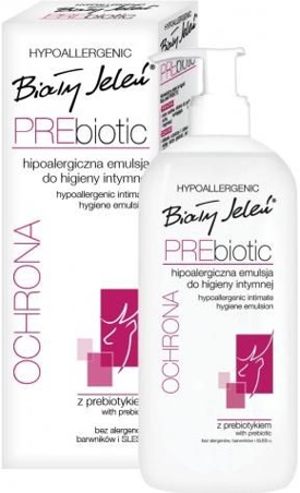 prebiotic hypoallergenic emulsion for intimate hygiene protection