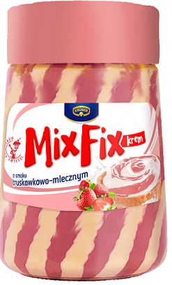 Mix Fix krem o smaku truskawkowo-mlecznym