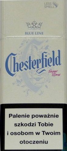 Chesterfield papierosy Blue slim