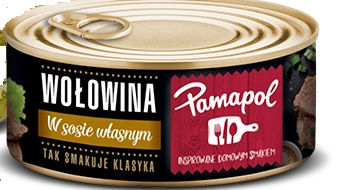 Pamapol konserwy mięsne wołowina w sosie własnym