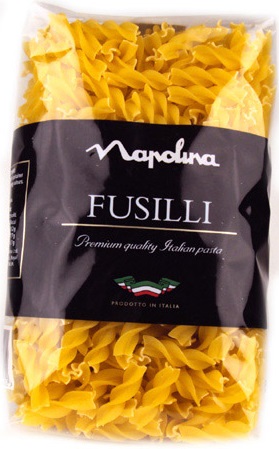 napolina паста 100% твердых сортов пшеницы фузилли