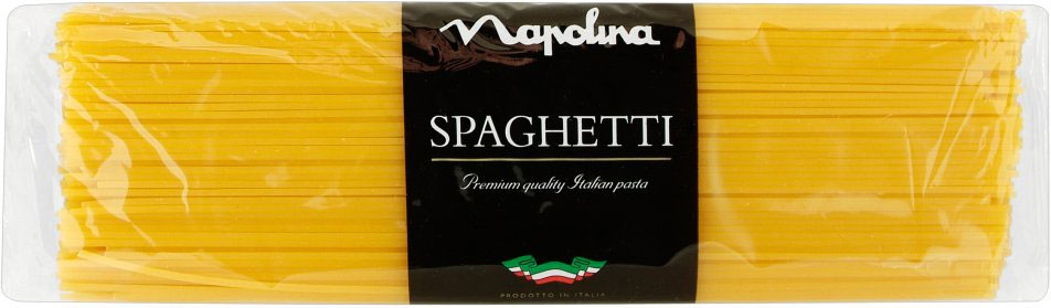 napolina паста 100% твердой пшеницы спагетти