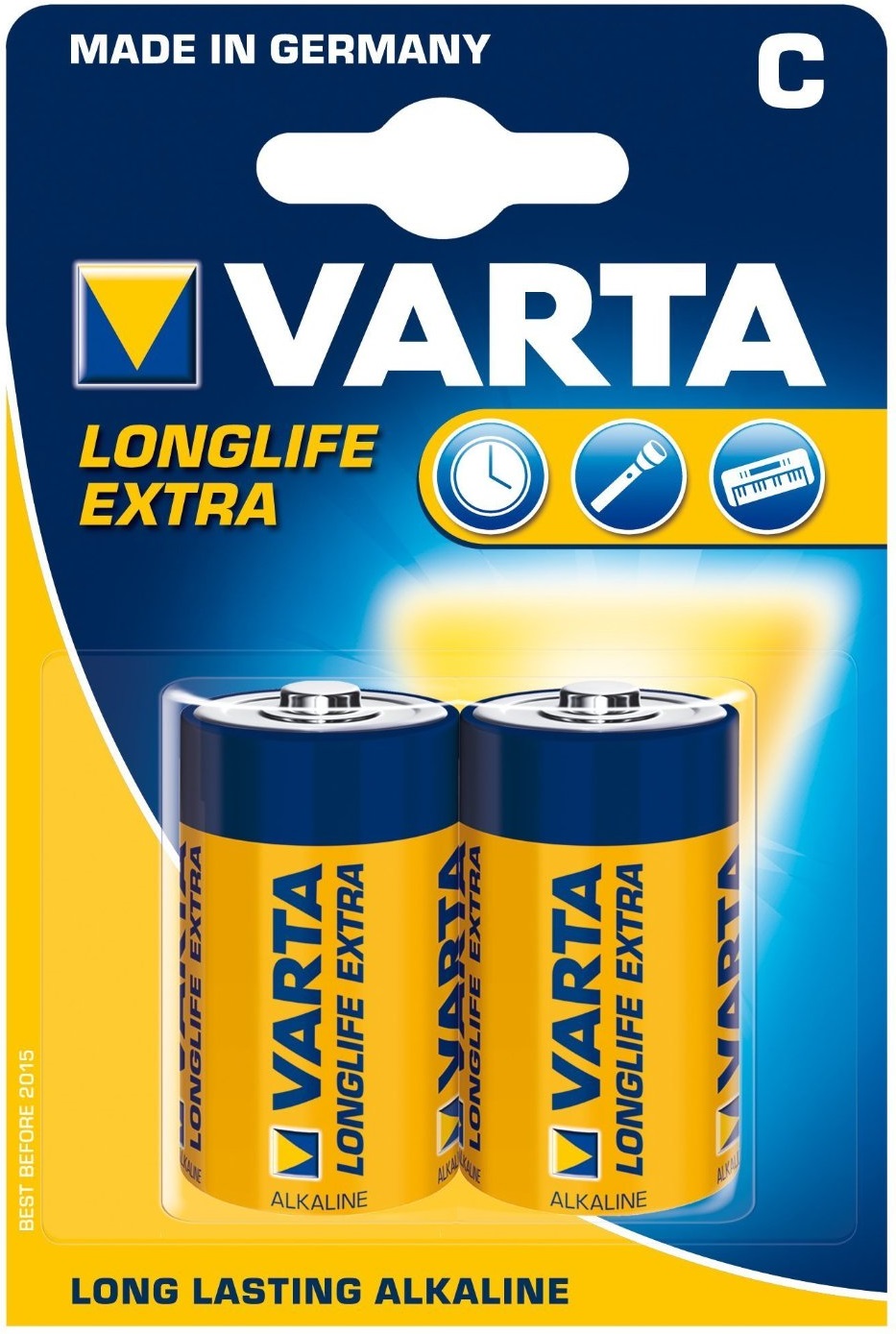 longlife alkaline battery LR14 2p.