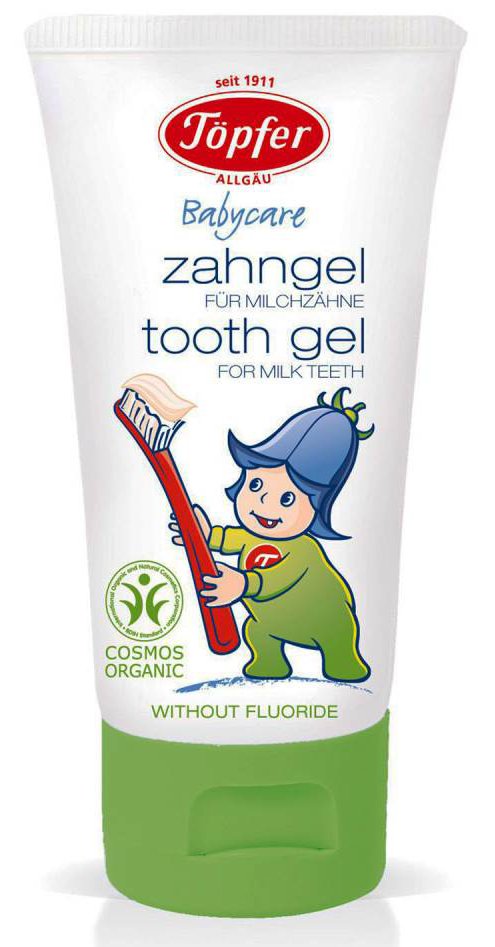 Topfer cleanser milk teeth of children enriched with marigold extract from organic farming