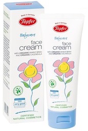 Topfer face cream with extract of wheat bran from organic farming