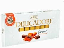 Excellent Delicadore Latte Macchiato Milk chocolate bars with fillings with the taste of coffee with a hint of vanilla and caramel