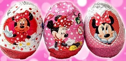 I Love Minnie czekoladowe jajko z niespodzianką dla dziewczynek