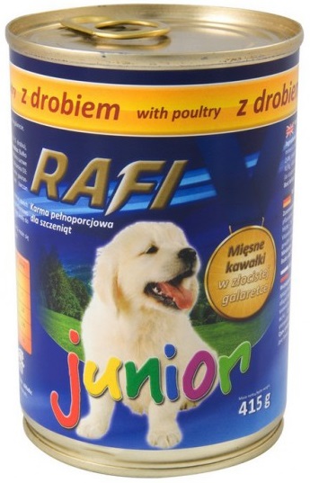 Rafi Junior karma dla psów wszystkich ras z drobiem