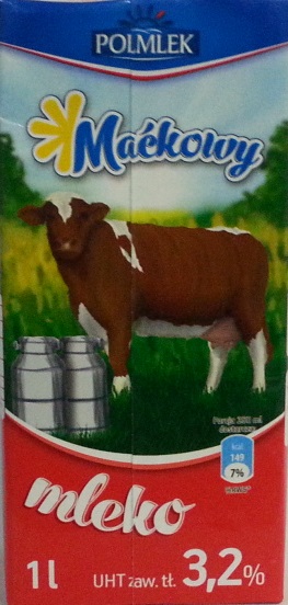 Maćkowy mleko UHT 3,2% tłuszczu Polmlek
