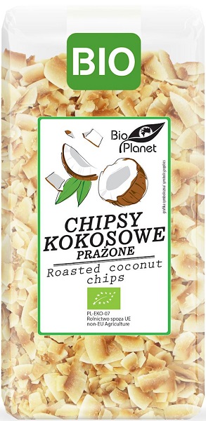 Planet Organic roasted coconut chips BIO