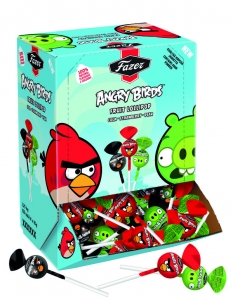 Fazer Angry Birds lizak różne smaki