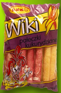 Anko colored corn sticks