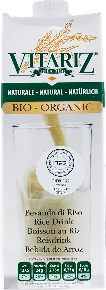 Vitariz bebida de arroz "leche" BIO 100% vegetal natural - sin gluten