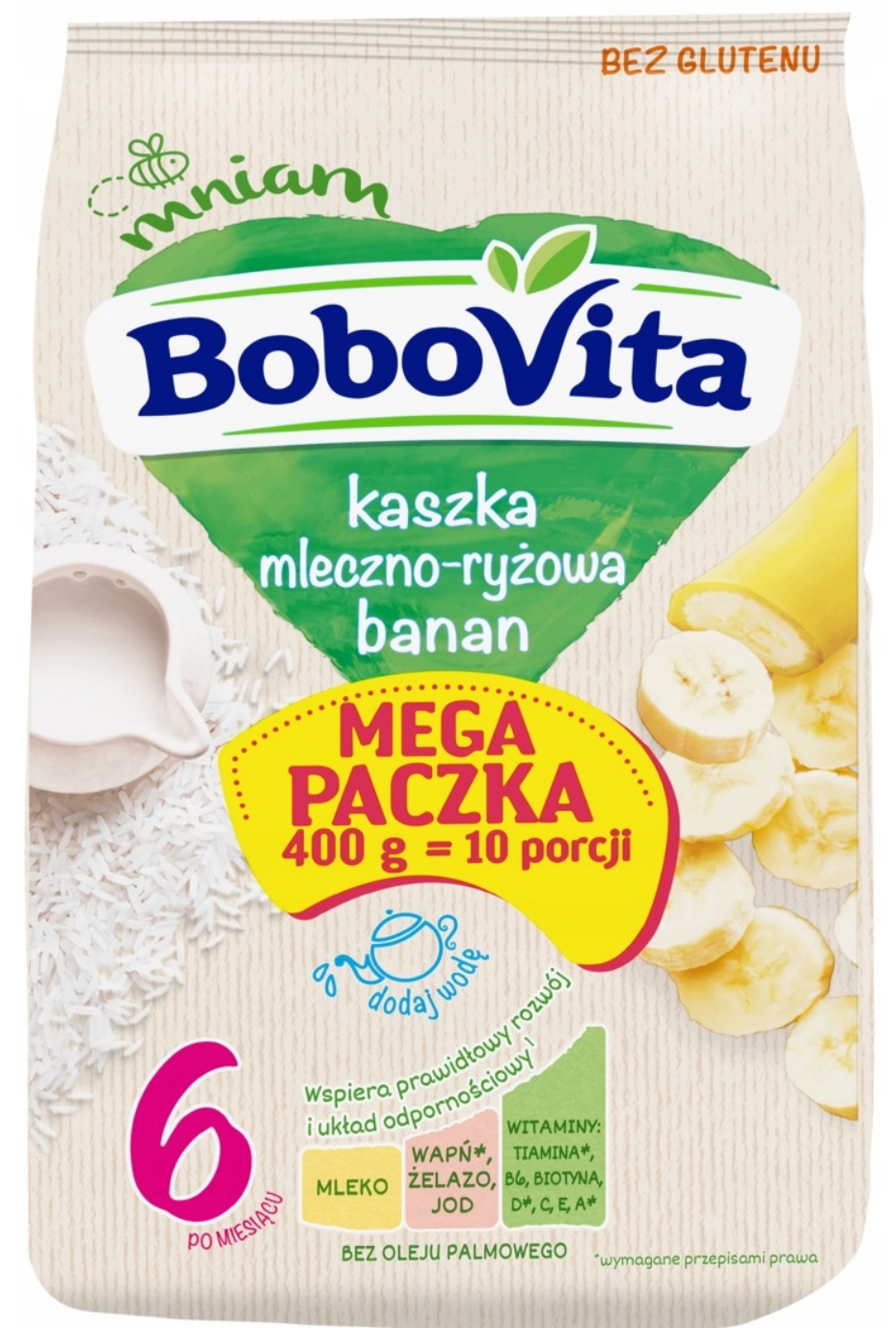 BoboVita milky rice MEGA PACK banana-flavored