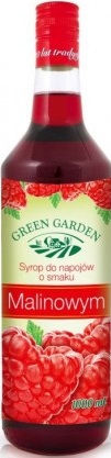 Green Garden Syrop do napojów o smaku malinowym