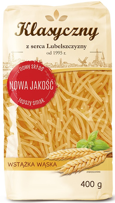 Pol-Mak Classic pasta. Narrow ribbon