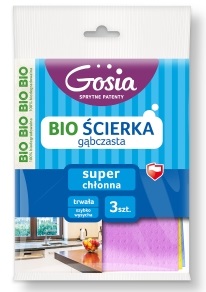 Gosia Clean BIO Ścierka gąbczasta