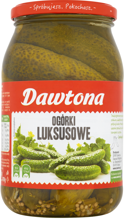 Dawtona Ogórki luksusowe konserwowe