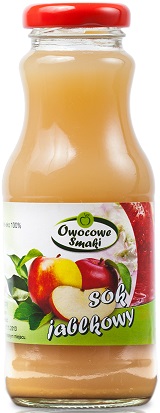 sabores de frutas de BIO jugo de manzana