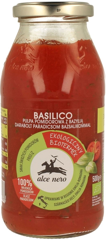 Alce Nero Tomato sauce with basil Bio