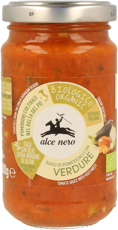 Alce Nero Tomato sauce with verdure BIO vegetables