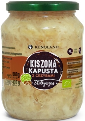 Runoland sauerkraut with wild mushrooms BIO