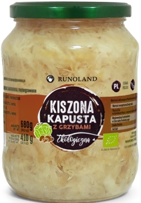 Runoland Sauerkraut mit Waldpilzen BIO