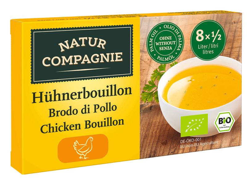 Natur Compagnie cubo de caldo de pollo-BIO