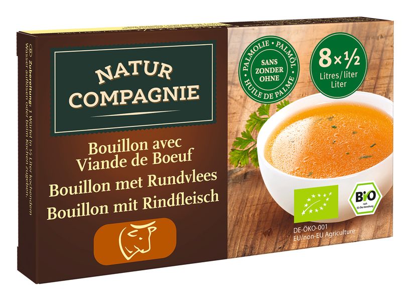 Natur Compagnie Bulion-kostki wołowe BIO