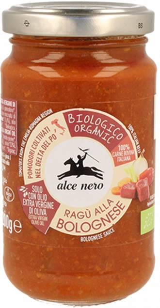 Alce Nero Tomato sauce with beef BIO