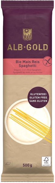 Alb Gold Corn Nudeln - Reisspaghetti BIO glutenfrei