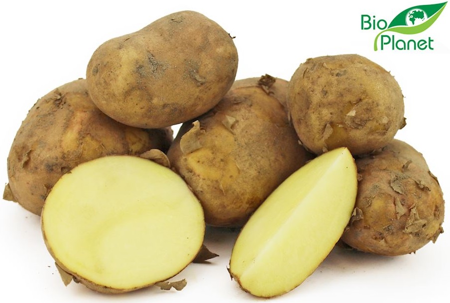 Patatas blancas jóvenes ecológicas Bio Planet