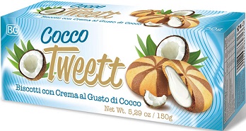 Bogutti Кокко Tweett пирожные с кокосовым кремом