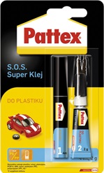 Pattex SOS Super Glue plastique