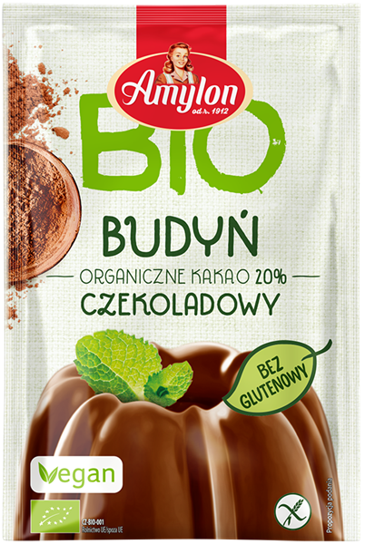 Amylon Budyń czekoladowy bezglutenowy BIO